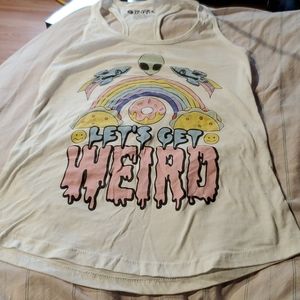 Let's Get Weird  Racerback Tank